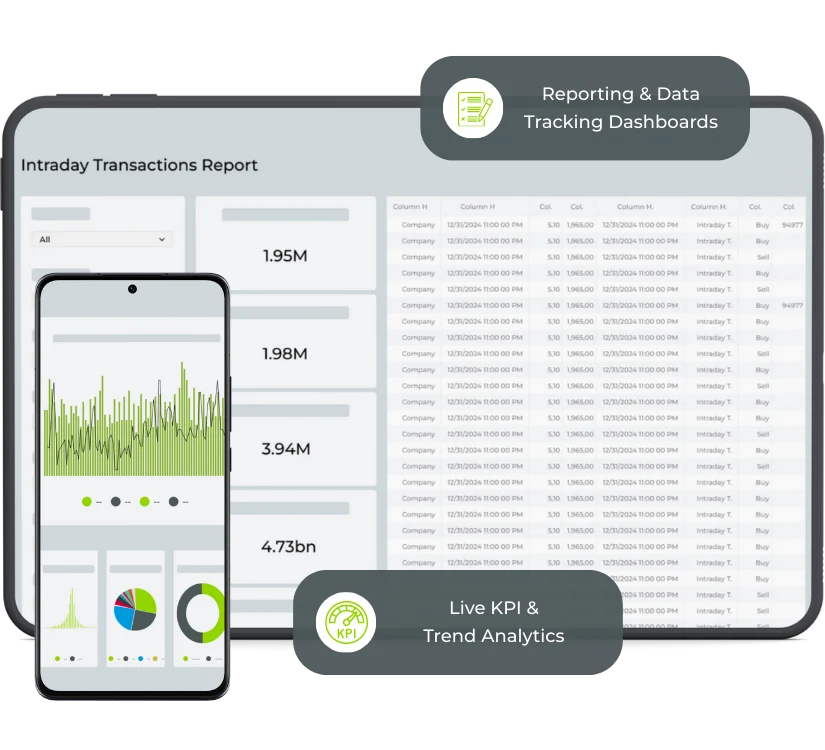 Comprehensive Reporting <br>& Data Management