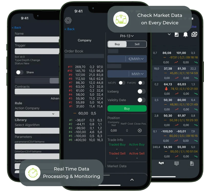 Mobile App for Power Trading & Asset Management
