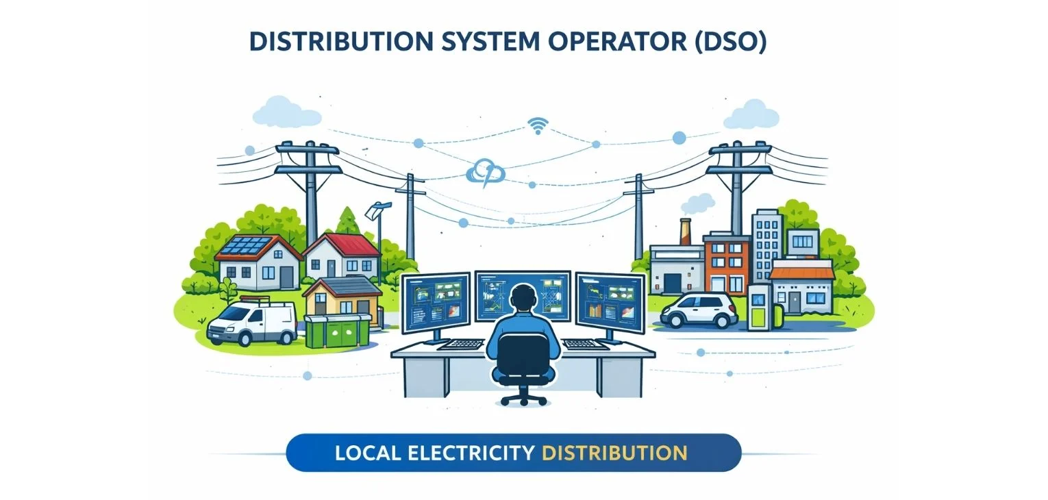 Technical definition of a Distribution System Operator (DSO) and its role in local energy delivery